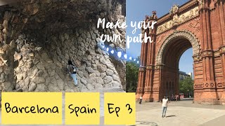 PARK GUELL  BARCELONA SPAIN using HOP ON and OFF tour bus episode 3 [upl. by Alica]