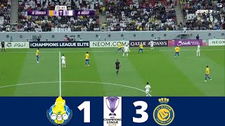 AlGharafa vs Al Nassr 13  AFC Champions League Elite 2425  Match Highlights [upl. by Dijam]