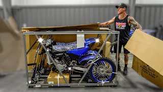 Unboxing Brand New Yamaha Dirt Bikes YZ450Fs amp 85s [upl. by Asiruam306]