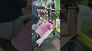 Chest workout at gym and deadlift [upl. by Annoit]