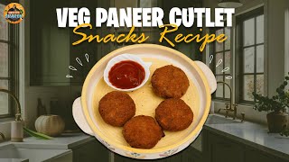 Veg Paneer Cutlet 😍  Snacks Recipe  Samayal with sharon [upl. by Bedwell]