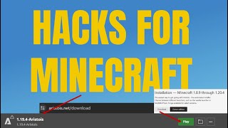 HOW TO Install ARISTOIS HACKS in Minecraft 2024 [upl. by Renata]