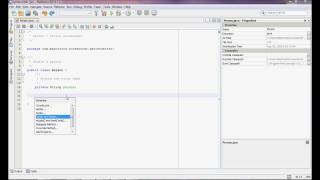 NetBeans 671  Getters and Setters [upl. by Eras]