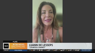 Countess Cabaret Luann De Lesseps discusses her upcoming show in Maryland [upl. by Harlene]