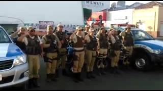 Policiais de Itaberaba prestam homenagem a policial assassinado na noite de ontem em Salvador [upl. by Eceinahs]