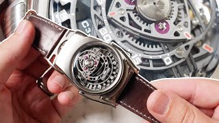 Urwerk and MBampF’s Secret 130000 Rotary Engine  Nitro C3H5N3O9 ZR012 Review [upl. by Eloise234]