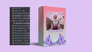 FREE TrapRap Drum kit 2020  Buah Beats Drums kits Vol1  loopskitsFx [upl. by Schroer]