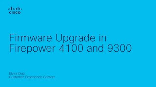 Firmware Upgrade in Firepower 4100 and 9300 [upl. by Alithia]