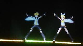 Vocaloid Concert  Animatsuri 2019  Electric angel Rin and Len Kagamine [upl. by Burne686]