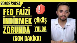 Fed Faizi Neden Düşürdü Piyasalar Pozitif Borsa Altın [upl. by Auka]