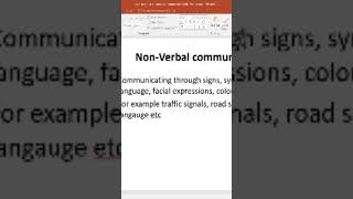 Presentation skills non verbal communications [upl. by Ical]