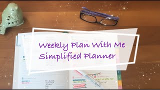 WEEKLY PLAN WITH ME  SIMPLIFIED PLANNER [upl. by Cherlyn614]