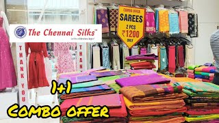 Chennai silks 11 Combo offer Gift saree collection Silk saree combo offer [upl. by Martinez]