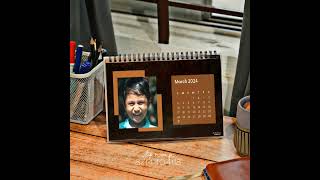 New Year Calendar 🗓️  Personalized New Year Calendar Table calendarcalender calender2024 [upl. by Drusilla]