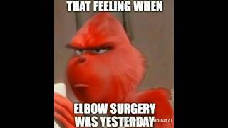 That feeling when elbow surgery is tomorrowmemesaifunnyviral [upl. by Etta]