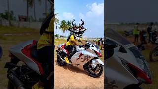 Hayabusa 🥵🚀💥……superbikes hayabusa bunnyhelmet [upl. by Irfan]