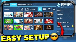 2024🔥Ppsspp Emulator Setup Guide  How To Play Games Using Ppsspp Emulator In Hindi [upl. by Annai]