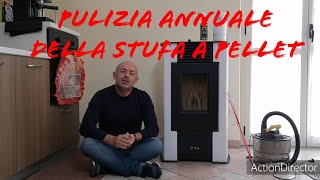 Come pulire la stufa a pellet e la canna fumaria Pulizia straordinaria Pulizia annuale Tutorial [upl. by Nitsirk]