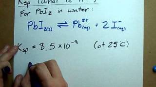 What is Ksp Solubility Product Constant [upl. by Edgerton]