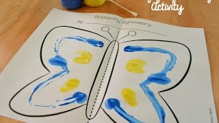 Butterfly Symmetry Activity [upl. by Ymia]