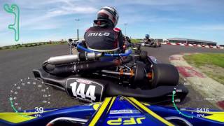 Onboard Gold Kart Rotax Max Senior  GK4 2 Emmen Pottendijk Race 3 [upl. by Ahseat827]