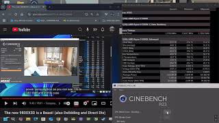 Cinebench R23 9800X3D VS 5950X STOCK [upl. by Thain]