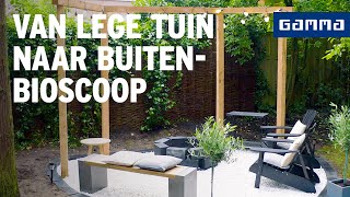 Een buitenbioscoop met vuurkorf in je achtertuin zo moet het  Ik kan het  GAMMA [upl. by Ynatsed]