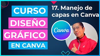 Curso DISEÑO GRÁFICO en CANVA  17 Manejo de capas en Canva [upl. by Firahs201]