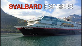 HURTIGRUTEN SVALBARD EXPRESS  Bergen to Longyearbyen  An incredible Arctic Voyage [upl. by Rimidalg35]