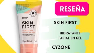 Reseña  Skin First  Hidratante facial en gel  CyZone  Paso 33 [upl. by Tonjes75]