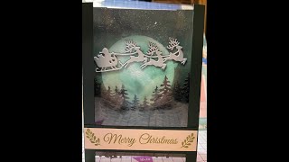 Shadowbox Forest Moon with Santa [upl. by Aihsoem]