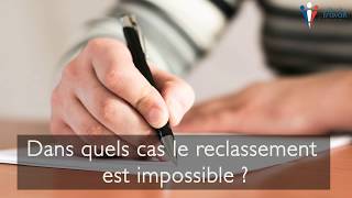 Inaptitude au travail  reclassement ou licenciement [upl. by Clarita28]