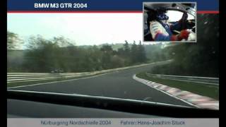 BMW M3 GTR on Nürburgring [upl. by Kragh]