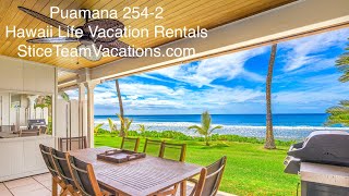 Puamana 2542 Maui Oceanfront 3 Bedroom Remodeled Vacation Rental BBQ on Lanai Massive Ocean Views [upl. by Zicarelli]