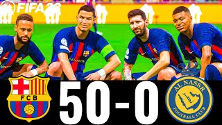 FIFA 23  MESSI RONALDO MBAPPE NEYMAR ALL STARS  FC BARCELONA 500 AL NASSR  PS5 4K GAMEPLAY [upl. by Anniram]