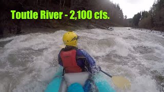 Toutle River 3924 2100 cfs [upl. by Austen]