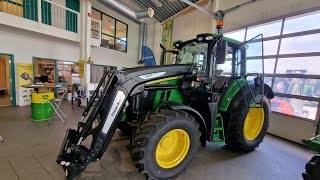 John Deere 6100M 111 HP Tractor  Visual Review [upl. by Kay720]