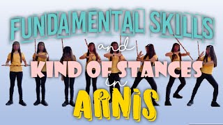 FUNDAMENTAL SKILLS IN ARNIS  KIND OF STANCES IN ARNIS  MELCSBASED LESSON IN PE 7  CHEONG KIM [upl. by Gilles312]