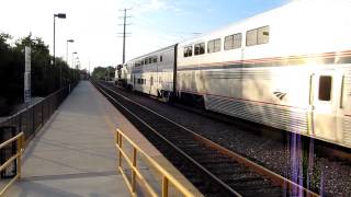 Amtrak 507 amp Amtrak 452 Fly Through Sorrento Valley Station 08122012 [upl. by Adnohr787]