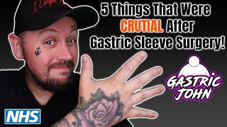 5 Crucial Tips For Immediately After Gastric Sleeve Surgery  Weight Loss Journey [upl. by Mcgaw320]