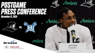 111224 Providence MBB vs Hampton Postgame Press Conference [upl. by Reeba324]