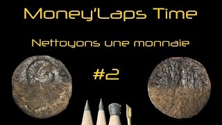 Nettoyer une monnaie romaine Lapstime 2 [upl. by Einahc]