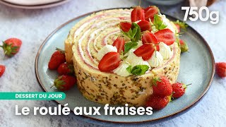 Le plus beau des desserts avec des fraises  750g [upl. by Enilegnave]