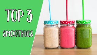 TOP 3 Retete de Smoothies Sanatoase [upl. by Tayler]