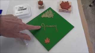 Fused Glass Stamping With Micas [upl. by Quintessa]