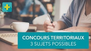 3 sujets pour sentraîner aux concours territoriaux [upl. by Hannaj827]