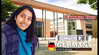 DIT Deggendorf University campus tour in Germany  THD Germany [upl. by Lupiv]