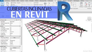 CUBIERTAS INCLINADAS EN REVIT  PARTE 01🔹🔹 [upl. by Mortensen]