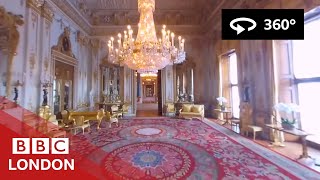 360° Video Buckingham Palace Tour  BBC London [upl. by Tlok]