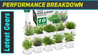 Herb Garden Kit Indoor Herb Starter Kit  Grow 10 Variety Herbs Easily at Home [upl. by Aleihs]